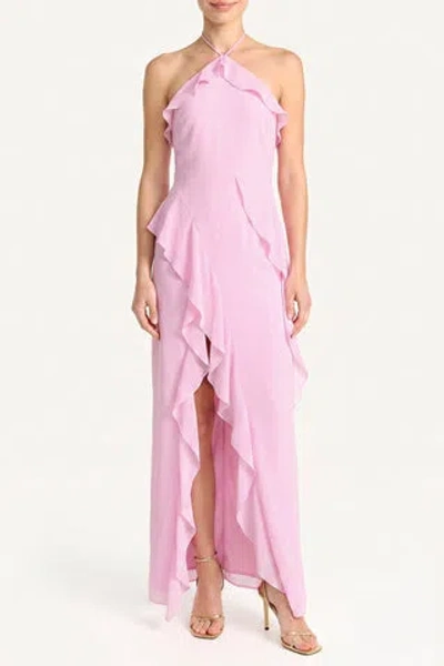 Amanda Uprichard Alessandra Maxi Dress In Pink