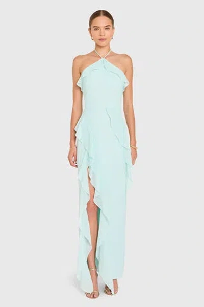 Amanda Uprichard Alessandra Maxi Dress In Blue