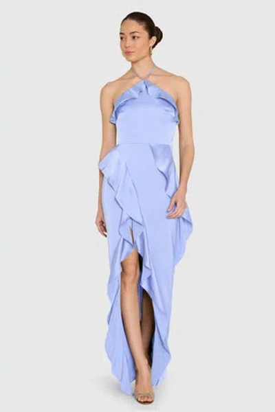 Amanda Uprichard Alessandra Maxi Dress In Purple