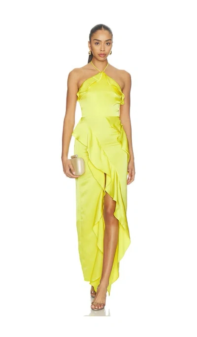 Amanda Uprichard Alessandra Maxi Dress In Multi