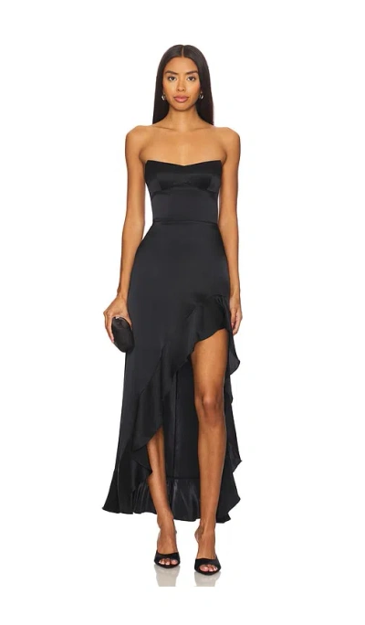 Amanda Uprichard Alyse Dress In 블랙