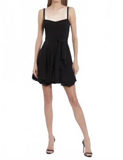 Amanda Uprichard Anais Mini Dress In Black