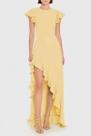Amanda Uprichard Anarosa Dress In Yellow