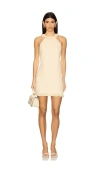 Amanda Uprichard Andrea Dress In Beige In 米色