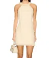 Amanda Uprichard Andrea Dress In Beige In Neutral