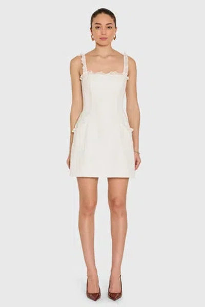 Amanda Uprichard Andreina Dress In Cornsilk