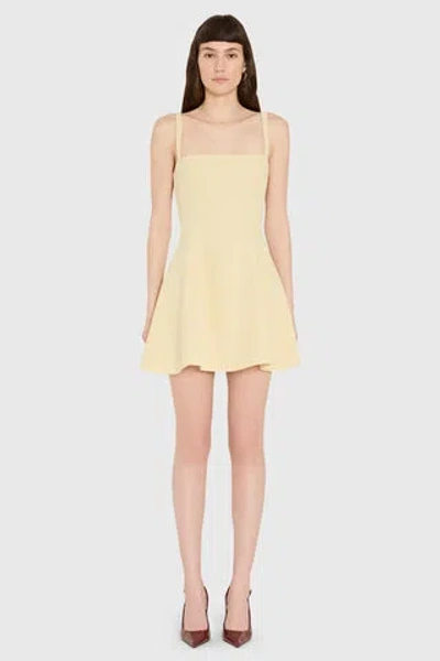 Amanda Uprichard Anna Dress In Yellow