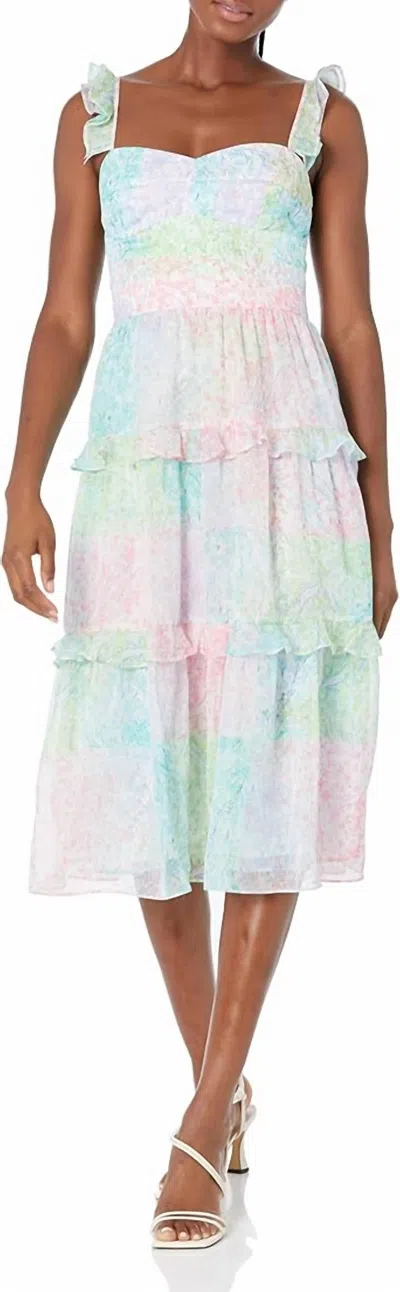 Amanda Uprichard Annette Dress In Lilith In Multi
