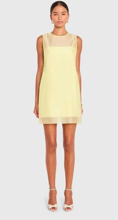 Amanda Uprichard Annina Dress In Yellow