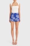 Amanda Uprichard Antoinette Shorts In Swallow Tail