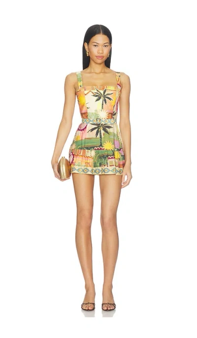 Amanda Uprichard April Romper In Multi