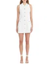 Amanda Uprichard Archer Dress In Ivory In Multi