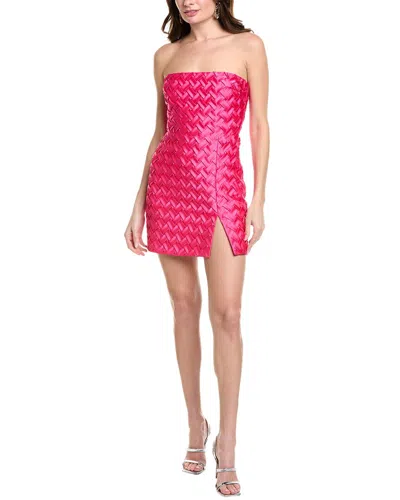 Amanda Uprichard Arely Mini Dress In Pink