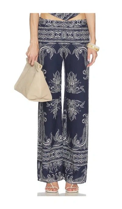 Amanda Uprichard Arielle Pants In Blue