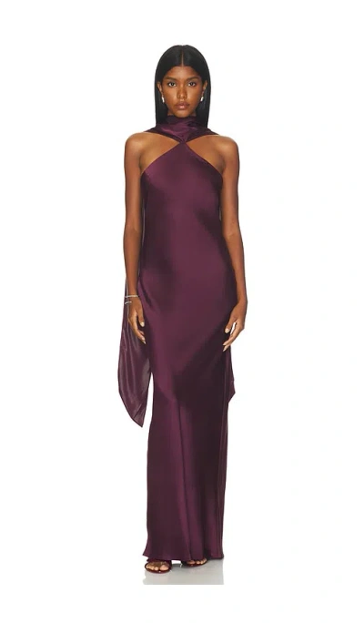 Amanda Uprichard Ashton Gown In Purple