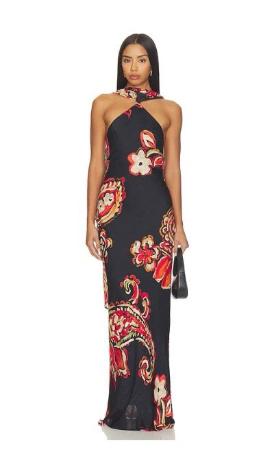 Amanda Uprichard Ashton Maxi In Black