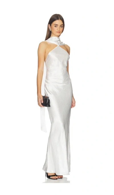 Amanda Uprichard Ashton Maxi Dress In White