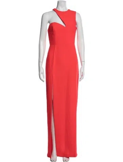 Pre-owned Amanda Uprichard Asymmetrical Long Dress In Multi