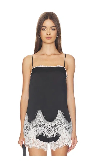 Amanda Uprichard Audra Top In Black