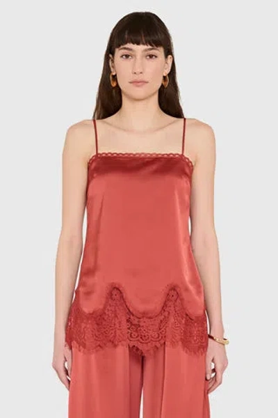 Amanda Uprichard Audra Top In Pink