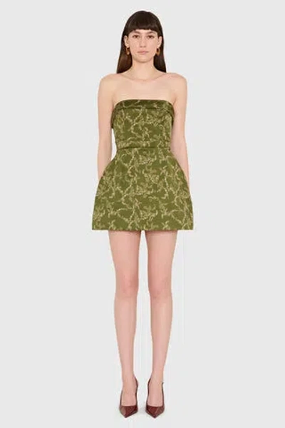 Amanda Uprichard Avalee Skort Romper In Christina Print