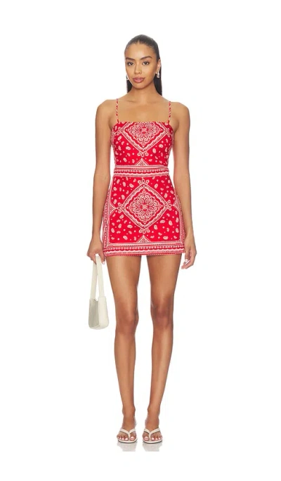 Amanda Uprichard Avani Skort Romper In Multi