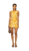 Amanda Uprichard Avellina Skort Romper In Yellow