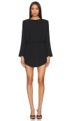 Amanda Uprichard Baldwin Mini Dress In 黑色