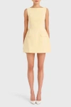 Amanda Uprichard Banco Dress In Cornsilk
