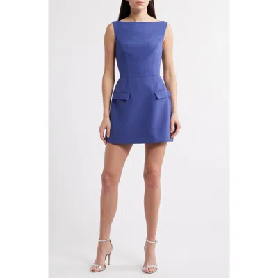 AMANDA UPRICHARD AMANDA UPRICHARD BANCO SCULPTURAL A-LINE MINIDRESS