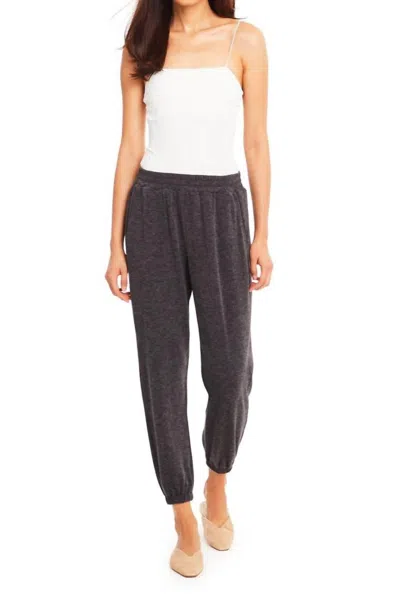 Amanda Uprichard Beacon Pants In Dark Heather Grey In White