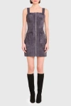 Amanda Uprichard Becker Dress Graphite In Gray