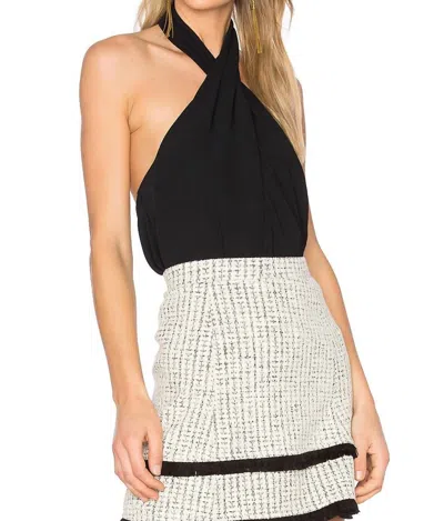 Amanda Uprichard Beckett Tank Top In Black