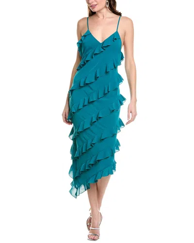 Amanda Uprichard Belladonna Midi Dress In Green