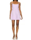 Amanda Uprichard Bellair Dress In Lavender In Purple