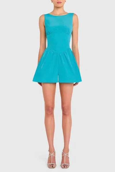 Amanda Uprichard Bellini Romper In Marina