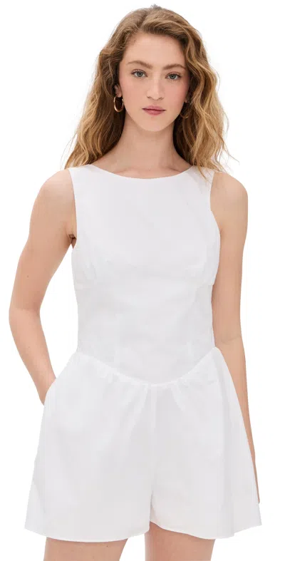 Amanda Uprichard Bellini Romper White