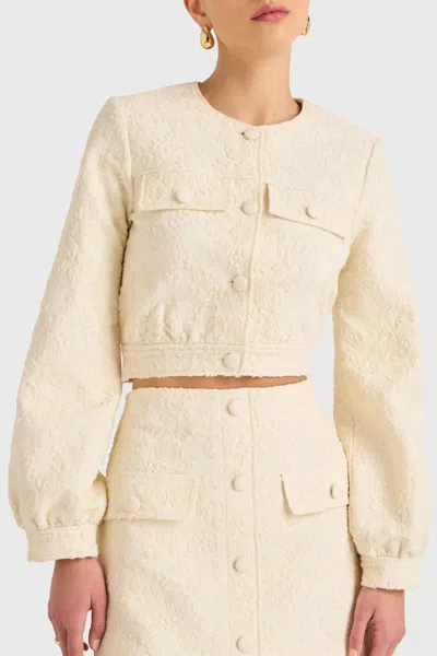 Amanda Uprichard Bello Jacket In Muslin