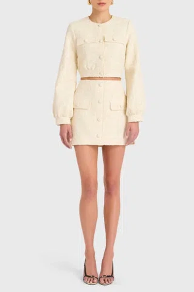 Amanda Uprichard Bello Jacket In Muslin