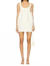 Amanda Uprichard Bello Mini Dress In Muslin In Multi