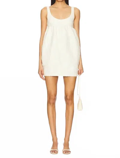 Amanda Uprichard Bello Mini Dress In Muslin In Multi