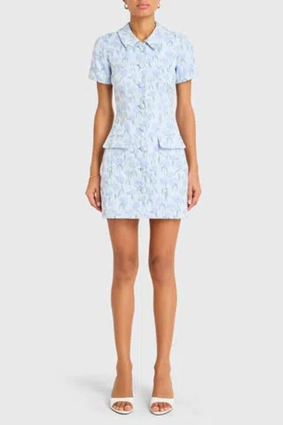 Amanda Uprichard Belmont Dress In Flores Brocade