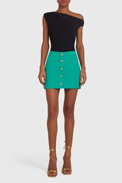 Amanda Uprichard Benton Skirt In Seafoam