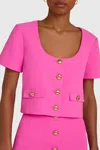 Amanda Uprichard Benton Top In Aster In Multi