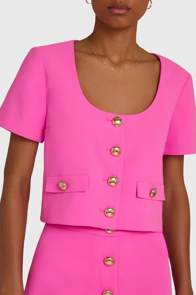 Amanda Uprichard Benton Top In Aster In Multi