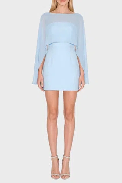 Amanda Uprichard Berkshire Mini Dress In Blue