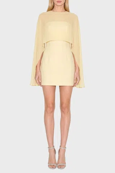 Amanda Uprichard Berkshire Mini Dress In Yellow