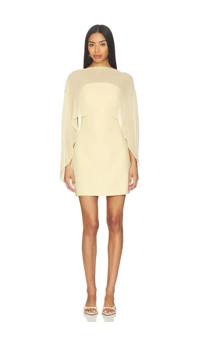Amanda Uprichard Berkshire Mini Dress In Yellow