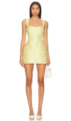 Amanda Uprichard Emalin Mini Dress In Yellow