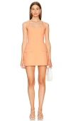Amanda Uprichard Bethany Skort Romper In 番石榴色